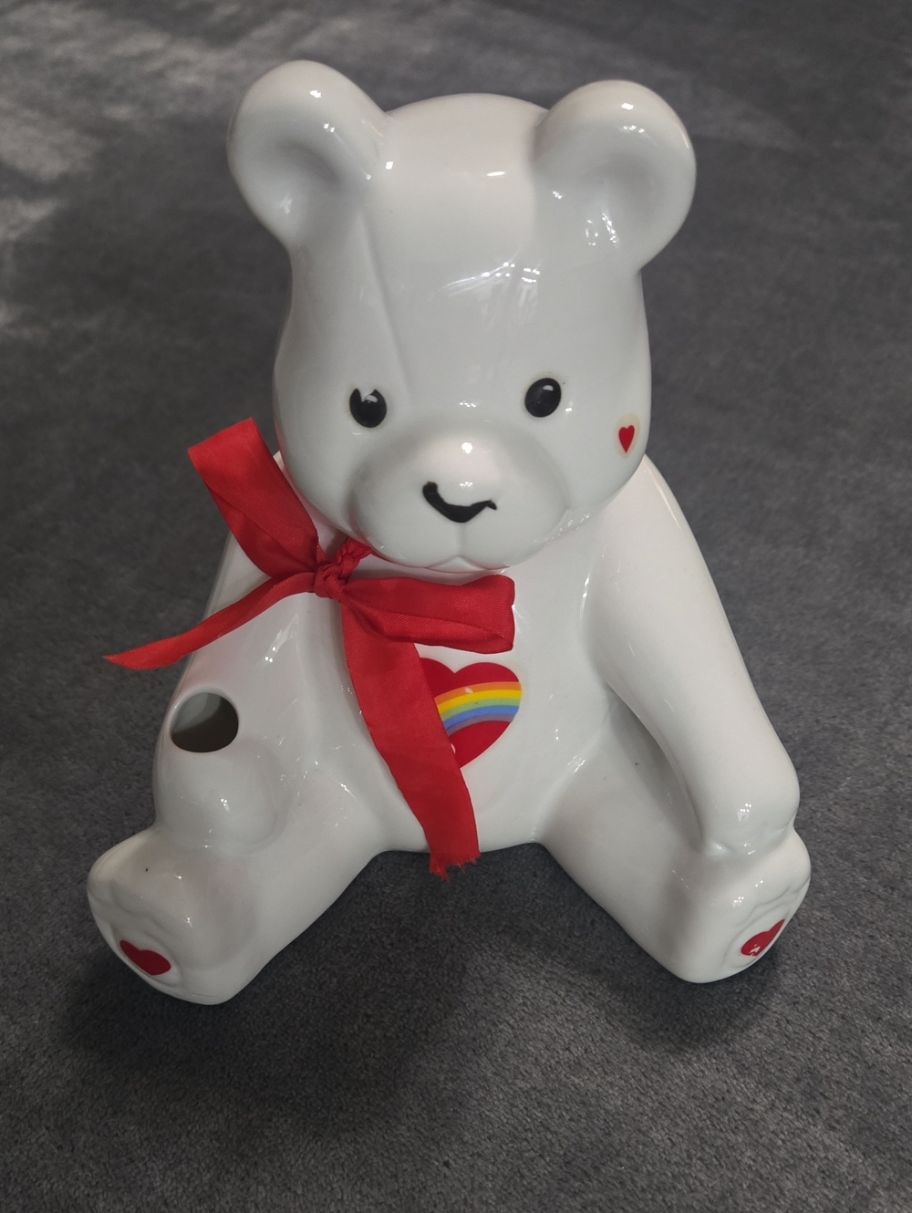 Vintage Retro Ceramic Bear Bank 1984